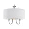 Maxim Lighting Bongo 2-Light 14" Wide Satin Nickel Wall Sconce 10012WLSN - alternate 1